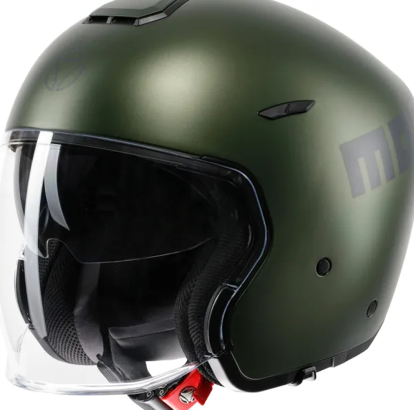 Momo Jethelmen|Helmen Met Zonnevizier-AERO ono att t Green/Anthracite 003