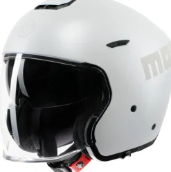 Momo Jethelmen|Helmen Met Zonnevizier-AERO ono att Pear White/Grey 004