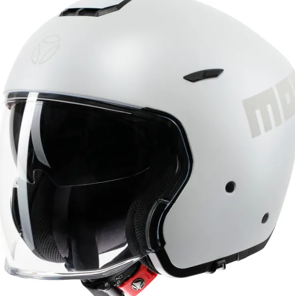 Momo Jethelmen|Helmen Met Zonnevizier-AERO ono att Pear White/Grey 004