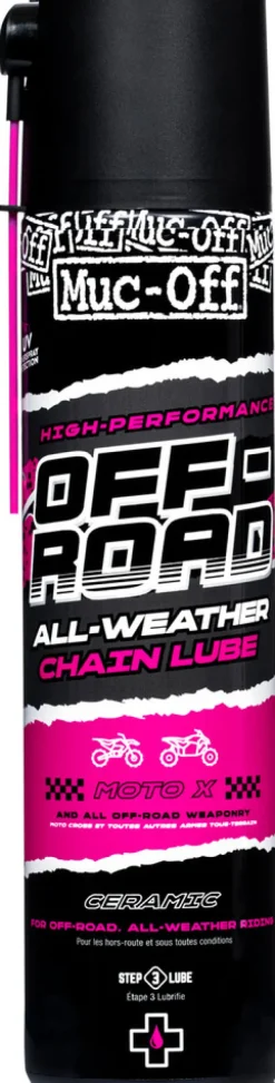 Muc-Off Cadeaus Voor Motorrijders-Off-Road All-Weather Chain Lube 400ml