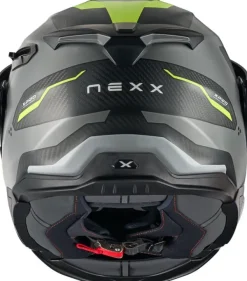 NEXX Adventure Helmen|Systeemhelmen-X.IFECOUNTRY Terra att Grey/Neon Yeow