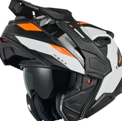 NEXX Adventure Helmen|Systeemhelmen-X.IFECOUNTRY Terra att White/Orange