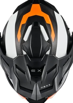 NEXX Adventure Helmen|Systeemhelmen-X.IFECOUNTRY Terra att White/Orange