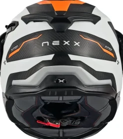 NEXX Adventure Helmen|Systeemhelmen-X.IFECOUNTRY Terra att White/Orange