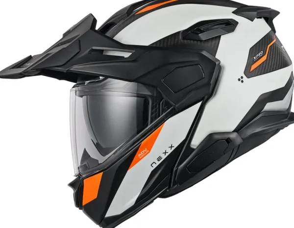 NEXX Adventure Helmen|Systeemhelmen-X.IFECOUNTRY Terra att White/Orange