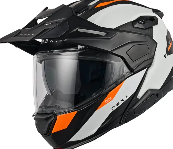 NEXX Adventure Helmen|Systeemhelmen-X.IFECOUNTRY Terra att White/Orange