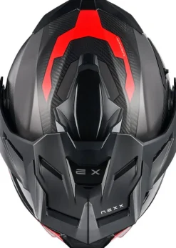 NEXX Adventure Helmen|Systeemhelmen-X.IFECOUNTRY Terra att Grey/Red