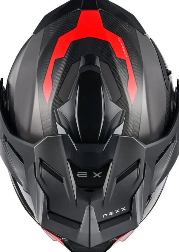 NEXX Adventure Helmen|Systeemhelmen-X.IFECOUNTRY Terra att Grey/Red