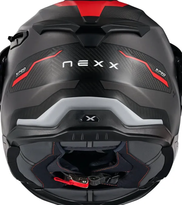 NEXX Adventure Helmen|Systeemhelmen-X.IFECOUNTRY Terra att Grey/Red