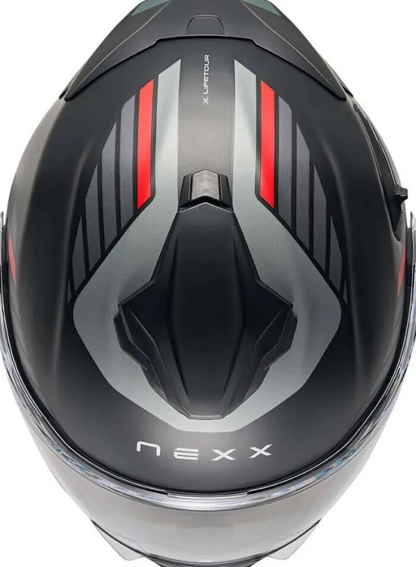 NEXX Systeemhelmen|Helmen Met Zonnevizier-X.IFETOUR Gobe att Back/Red