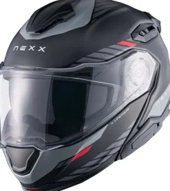 NEXX Systeemhelmen|Helmen Met Zonnevizier-X.IFETOUR Gobe att Back/Red