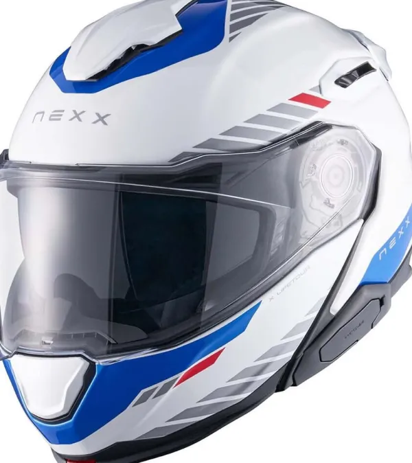 NEXX Systeemhelmen|Helmen Met Zonnevizier-X.IFETOUR Gobe White/Bue