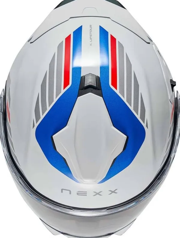 NEXX Systeemhelmen|Helmen Met Zonnevizier-X.IFETOUR Gobe White/Bue