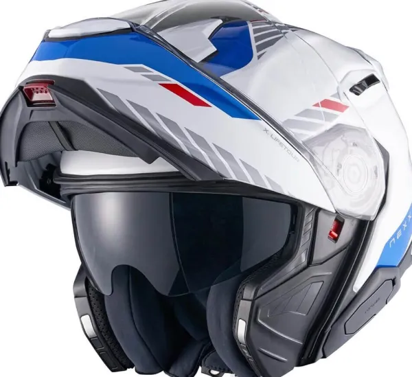NEXX Systeemhelmen|Helmen Met Zonnevizier-X.IFETOUR Gobe White/Bue