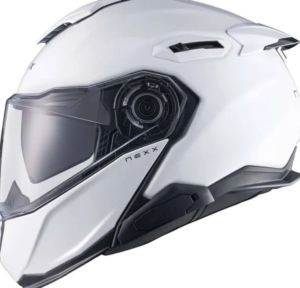 NEXX Systeemhelmen|Helmen Met Zonnevizier-X.IFETOUR Pain White
