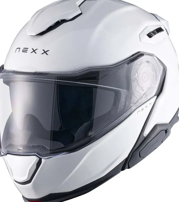 NEXX Systeemhelmen|Helmen Met Zonnevizier-X.IFETOUR Pain White