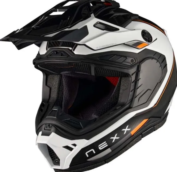 NEXX Integraalhelmen|Bluetooth Helmen-X.RAY Raid White/Orange