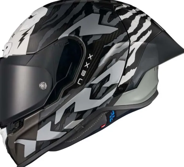 NEXX Integraalhelmen|Bluetooth Helmen-X.R3R Ziger Back/Grey