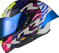 NEXX Integraalhelmen|Bluetooth Helmen-X.R3R Ziger Purpe/Bue