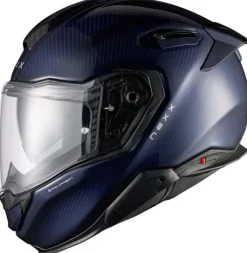 NEXX Integraalhelmen|Bluetooth Helmen-X.TR Atantic Carbon Bue