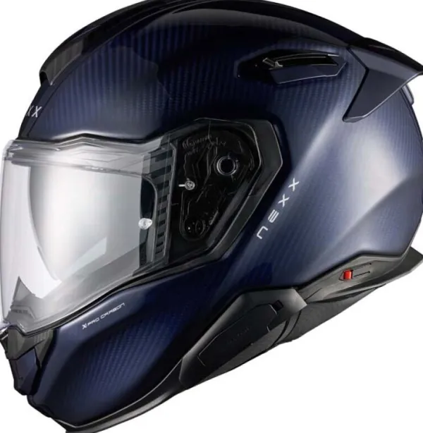 NEXX Integraalhelmen|Bluetooth Helmen-X.TR Atantic Carbon Bue