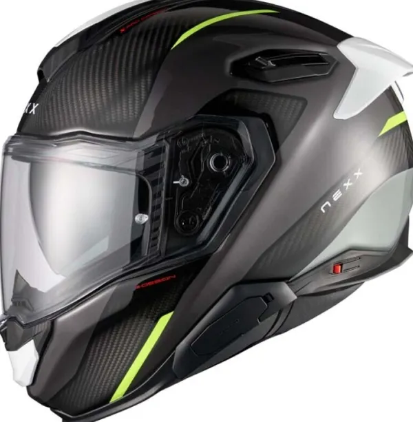 NEXX Integraalhelmen|Bluetooth Helmen-X.TR Ruh Back/Neon Yeow