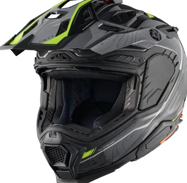 NEXX Adventure Helmen|Integraalhelmen-X.WED3 Furka Grey/Neon