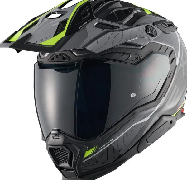 NEXX Adventure Helmen|Integraalhelmen-X.WED3 Furka Grey/Neon