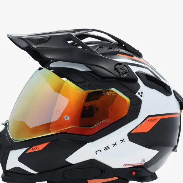 NEXX Adventure Helmen|Integraalhelmen-X.WED3 Keyo White/Orange at