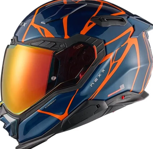 NEXX Adventure Helmen|Helmen Met Zonnevizier-X.WT3 B-ide Bue Tea