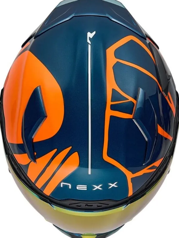 NEXX Adventure Helmen|Helmen Met Zonnevizier-X.WT3 B-ide Bue Tea