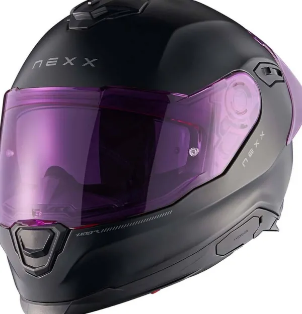 NEXX Integraalhelmen|Helmen Met Zonnevizier-Y.100R ubonic att Back/Pink