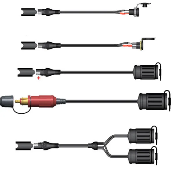 Optimate Motor Accessoires-Accessoires Verloopkabels met contrastekker