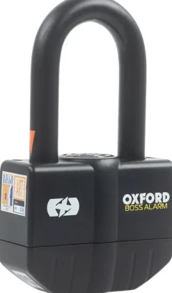 Oxford Motorsloten-Boss Alarm 16mm Padlock Black ART4 LK484