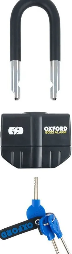 Oxford Motorsloten-Boss Alarm 16mm Padlock Black ART4 LK484