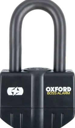 Oxford Motorsloten-Boss Alarm 16mm Padlock Black ART4 LK484