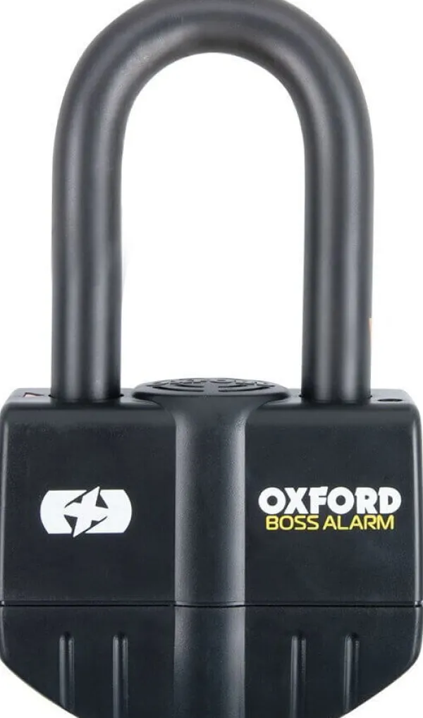 Oxford Motorsloten-Boss Alarm 16mm Padlock Black ART4 LK484