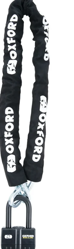 Oxford Motorsloten-Boss Kettingslot + alarm ART4 120cm
