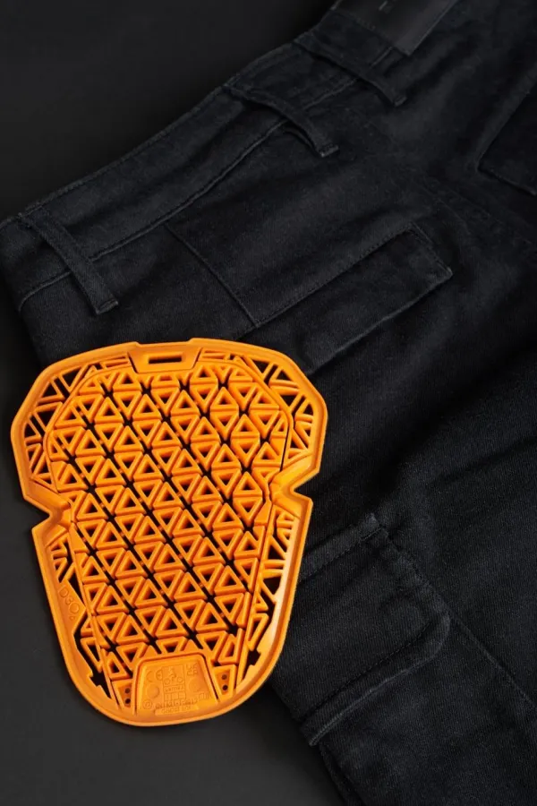 Pando Moto Motorbroeken|Motorjeans-Desert-Cargo Motorjeans Black