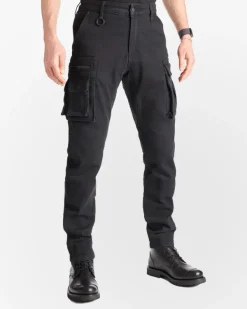 Pando Moto Motorbroeken|Motorjeans-Desert-Cargo Motorjeans Black