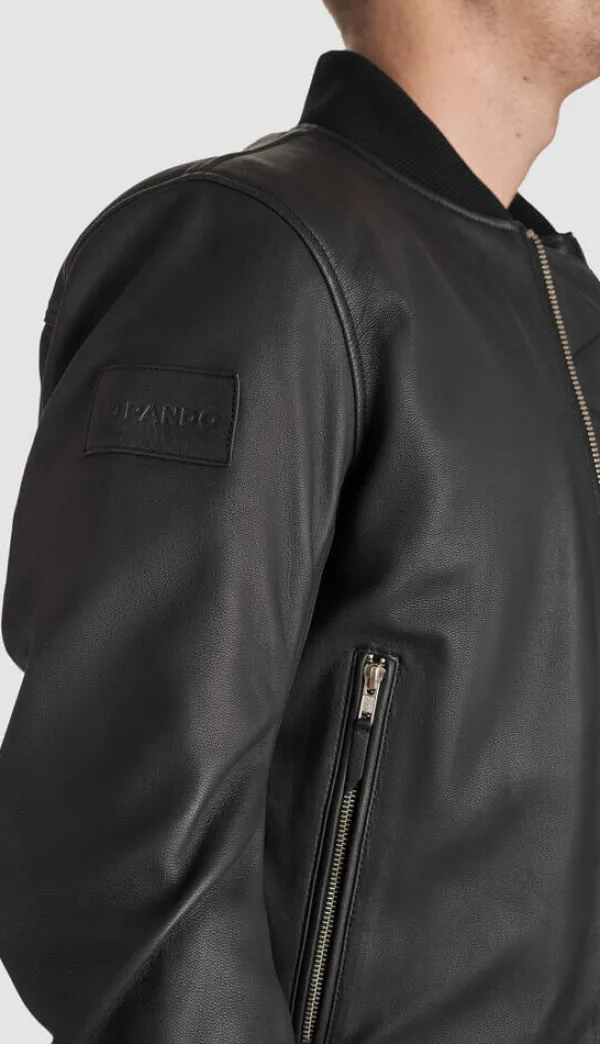Pando Moto Motorjassen-Facon otorja eather Aviator Back