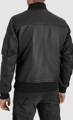 Pando Moto Motorjassen-Facon otorja eather Aviator Back