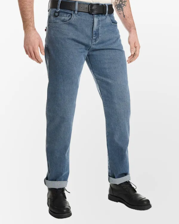 Pando Moto Motorbroeken-James-Regular Motorbroek Blue