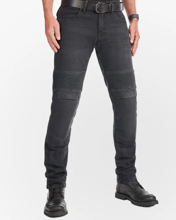 Pando Moto Motorjeans-Karl Devil AAA Motorjeans Black