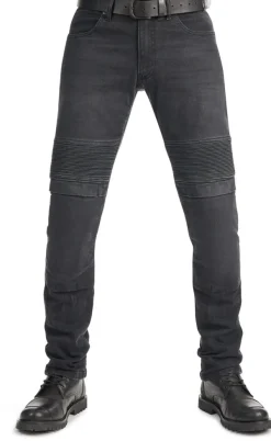 Pando Moto Motorjeans-Karl Devil AAA Motorjeans Black