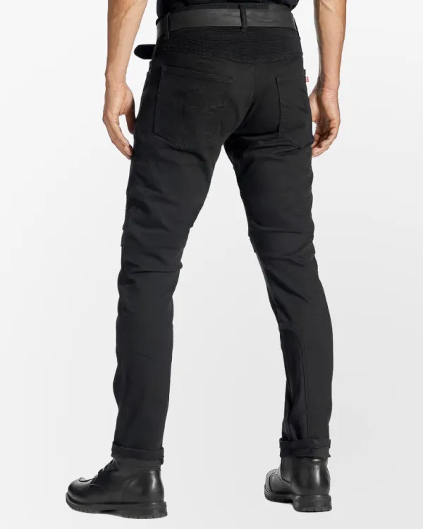Pando Moto Motorjeans-Karldo Slim Motorjeans Black