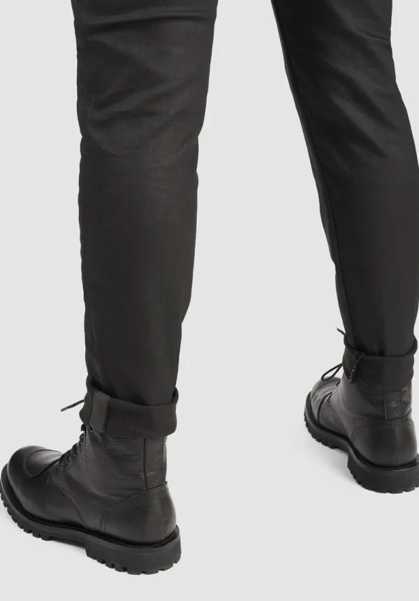 Pando Moto Motorjeans-Lorica Black A Motorjeans with Cordura