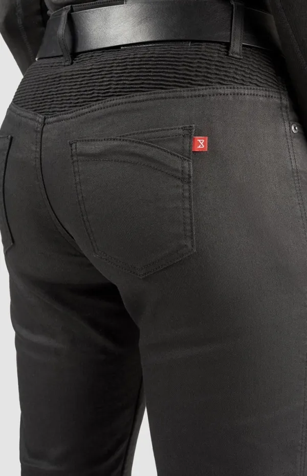 Pando Moto Motorjeans-Lorica Black A Motorjeans with Cordura