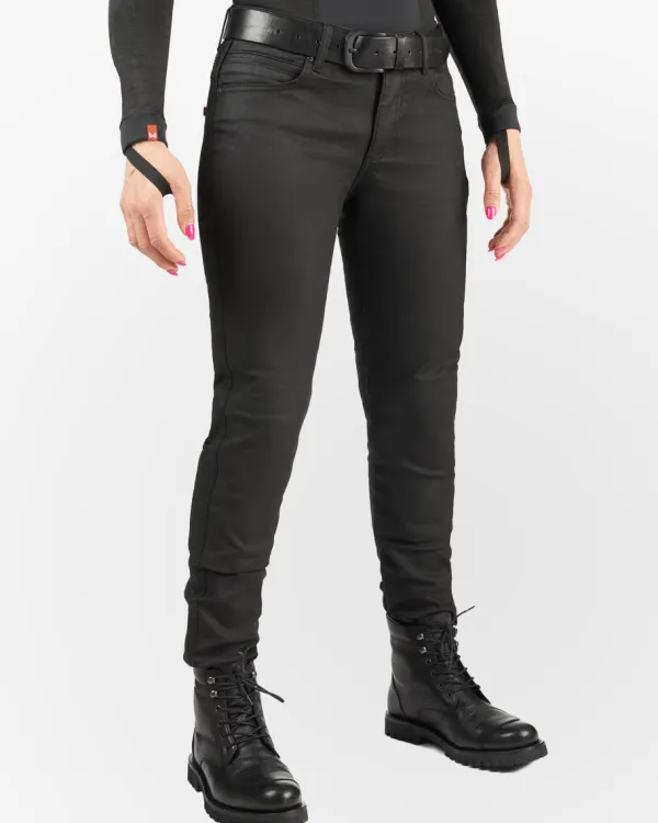 Pando Moto Motorjeans-Lorica Black A Motorjeans with Cordura
