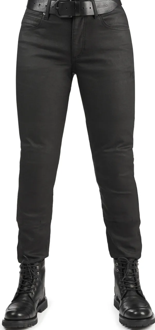 Pando Moto Motorjeans-Lorica Black A Motorjeans with Cordura